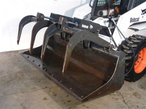 bobcat grapple bucket